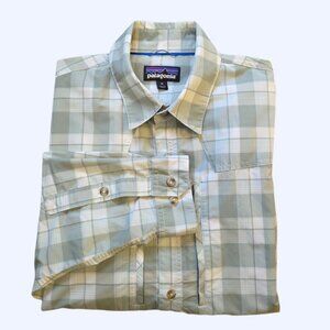 Patagonia Sun Stretch Shirt – Men’s Size Medium – Lightweight Fishing Shirt